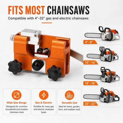 RazorWolf® Perfect Edge on Your Chainsaw Every Time